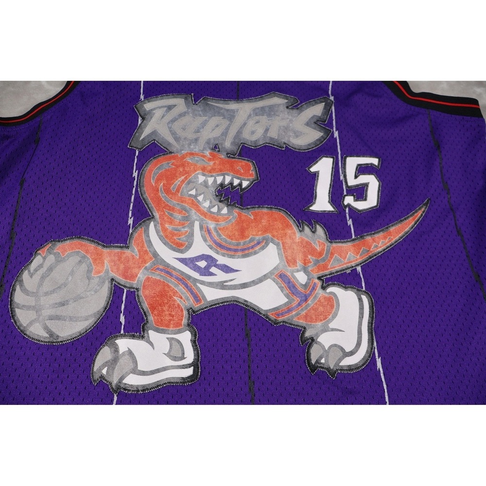 Toronto Raptors Jersey Mens 2XL Purple NBA Basketball Vince Carter Adidas - Picture 5 of 12